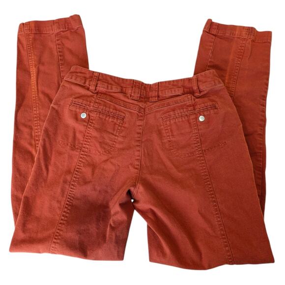 The Territory Ahead Rust Orange Straight Leg Jeans Size 6 - Picture 3 of 7